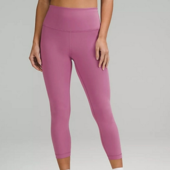 Lululemon Wunder Train HR Crop 23" Velvet Dust 8 NWT - Picture 7 of 12